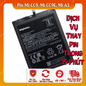 Pin Webphukien cho Xiaomi Mi CC9, Mi CC9E, Mi A3,Mi 9 Lite, Mi9 Lite Việt Nam BM4F 4030mAh